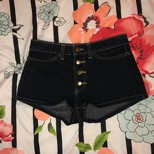 American Apparel Dark Denim Shorts (NWOT)